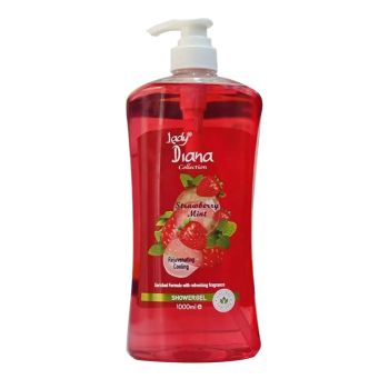 Lady Diana Strawberry Moisturizing Shower Gel Cleansing Skin