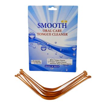 6PC/P/BAG COPPER TONGUE CLEANER 40BX*72PCS