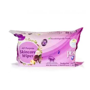 Sea Pearl Skin Care Wipes -  Gentle Cleanse, Refresh, & Hydrate