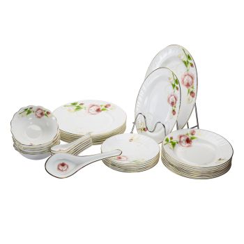 Timmy Opal Ware Stylish Dinner Set Elegant Dining Essentials