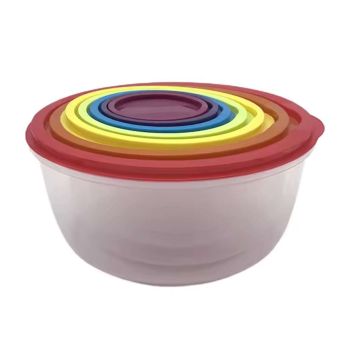 Convenient Plastic Food Storage Containers 7 Pieces Set