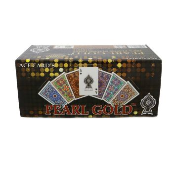 PEARL GLD PLASTIC PLAYING CARDS