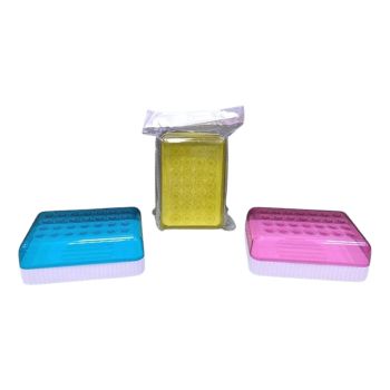 Soap Dish with Ventilated Lid |Quality Set for Bathroom