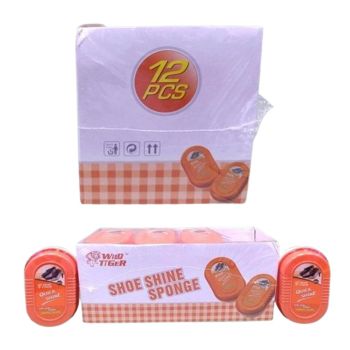Quick Shine Shoe Sponge | 12-Pack Instant Shoe Care & Polish
