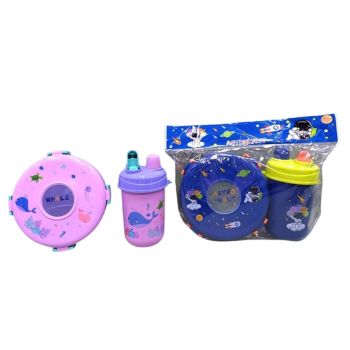 Kids Lunch Box & Bottle Set - Fun, Durable & Leak-Proof Design