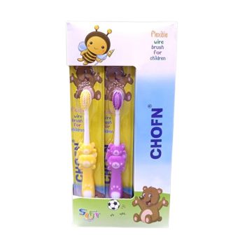 Chofn Fun Cartoon Toothbrush for Kids | Soft & Gentle Bristles