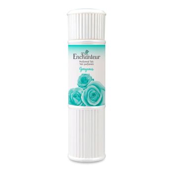 ENCHANTEUR PERFUME TALC- GORGEOUS 125GM 