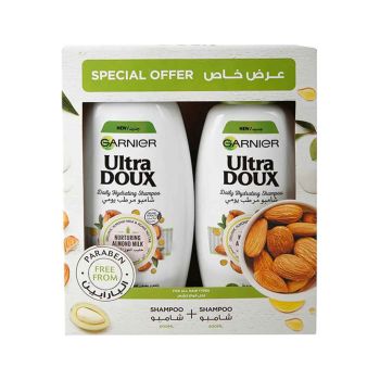 GARNIER  SHAMPOO  NURTURING ALMOND MILK