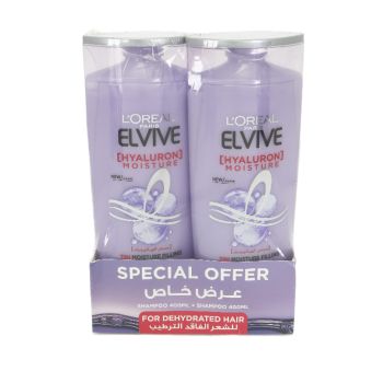 LOREAL SHP+CND HYALURON 400ML 2PC/ST