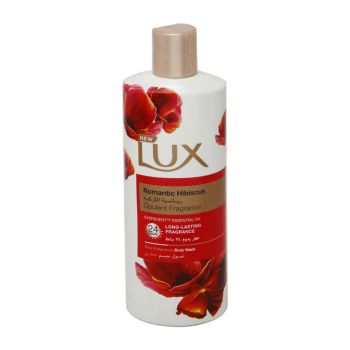 LUX B/WASH ROMANTIC HIBISCUS 500 ML