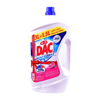 DAC DISNIFECTANT ROSE 4.5L