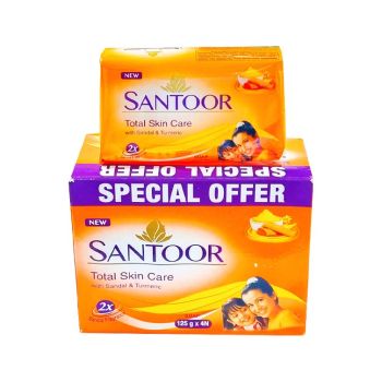 SANTOOR SANDAL& TURMERIC SOAP 125GM