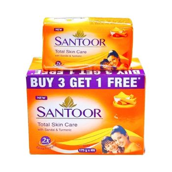SANTOOR SANDAL& TURMERIC SOAP 175GMS