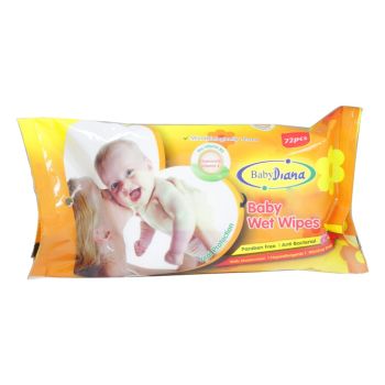 Baby Diana's Wet Wipes Enriched with Chamomile Oil & Vitamin-E