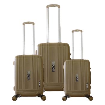 Solo Presents Unbreakable & High-Quality 3 Piece Luggage Set Made with PP 