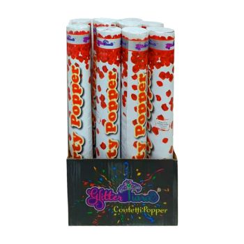 Glittering Rose Petal Shape 40Cm Confetti Popper