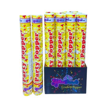 Crafted with Smiley Design 40Cm Paper Bits Confetti Party Popper