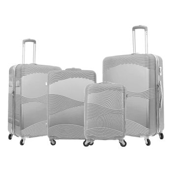 The Ultimate Travel Companion 4-Piece Premium Luggage Set Crafted with ABS