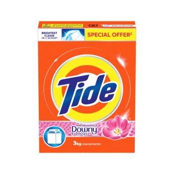 Tide Laundry Detergent Powder with the Essence of Downy Freshness 3Kg
