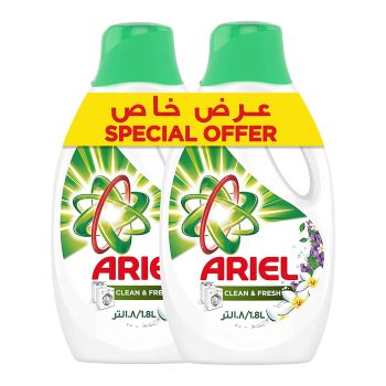 Ariel Clean & Fresh Powerful Cleaning Liquid Detergent 1.8Ltr