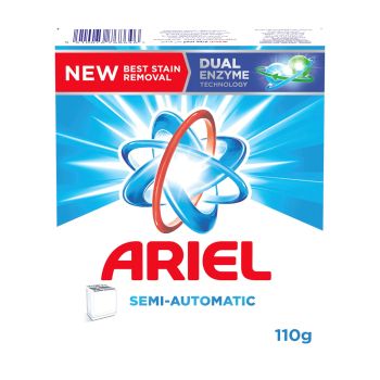 Ariel Semi-Automatic Blue Detergent Powder 110Gm