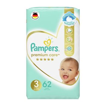 Pampers Premium Care Size 3 Baby Diapers Nurturing Bliss