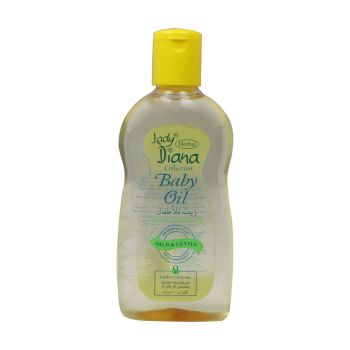 Lady Diana Mild & Gentle Herbal Moisturizing Baby Oil 200Ml