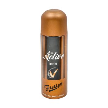 Energize Your Day with Active Men Fiction Body Spray Signature of Fragrance Brilliance