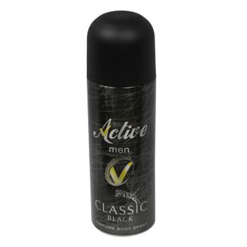 Masculine Authority Active Classis Black Men Spray for Confident Living