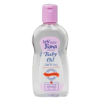 Lady Diana Baby Oil Enriched with Vitamin-E Formula 200ml