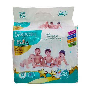 Feah Smooth Premium Protection Baby Diapers Medium Size