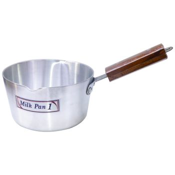 Versatile Aluminium Milk Pan  Perfect for Heating and Frothing