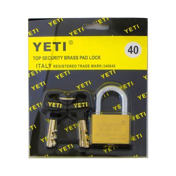 Yeti Top Security Brass Padlock