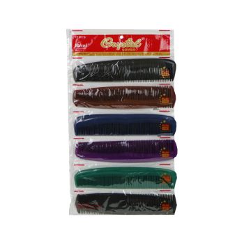 Premium Plastic Mixed Teeth Hair Styling Comb 12 Piece Set