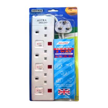Premium Extension Switch Socket with Surge Protection
