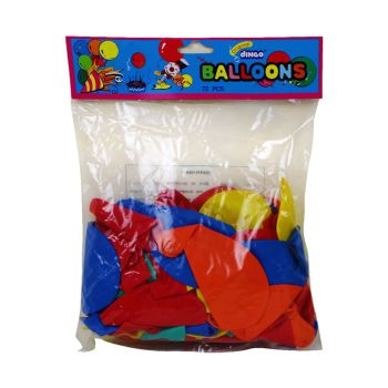 Dingo Balloons 72 Pcs - Assorted Colors for Parties & Events
