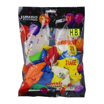 Colorful Party Decoration Extra Large Balloons - Set of 25pc