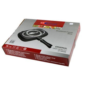 Kawashi Double Wall Versatile Grill Pan Bring Out Flavors & Taste