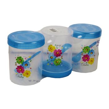 Container Set Assorted Colors 3 Piece
