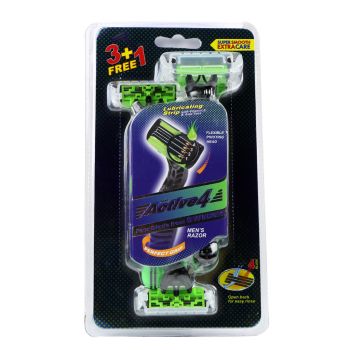 Feah Active4 Men's Razor - Smooth Shave with Precision Blades