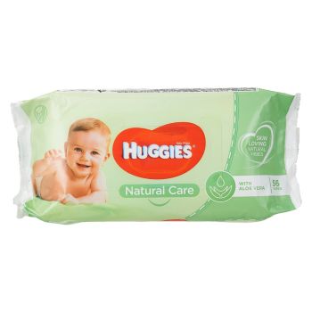 Huggies Natural Care Baby Wipes With Aloe Vera