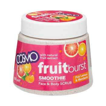 Cosmo Natural Pink Lemon & Mandarin Extracted Face & Body Scrub 500Ml