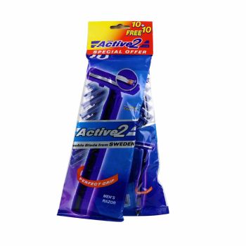 Feah Active 2 High-Quality Men's Shaving Razor Offer Pack