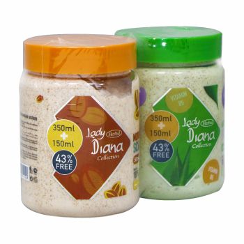 Lady Diana Herbal Collection Assorted Scrub Offer Pack