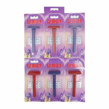 Lord Click Easy Handle Plastic Disposable Razor