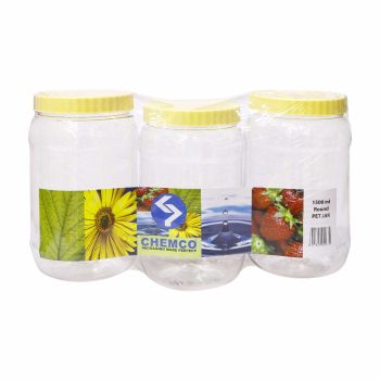 Plastic Jar With Lid 1500ML