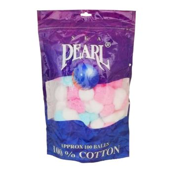 Sea Pearl 100% Pure & Soft Colorful Cotton Balls 