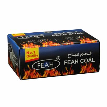 Feah Coal with Long Lasting Ignition, 60pc