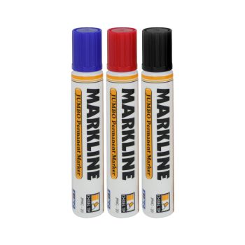 Markline Permanent Markers - Pack of 12 | Quality Writing Tools