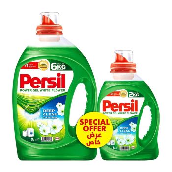 Persil Deep Clean White Flower Laundry Gel Offer Pack